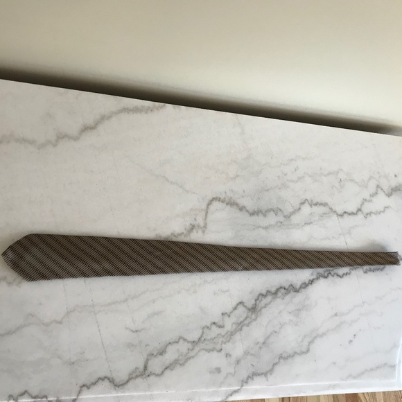 STEFANO RICCI GEOMETRIC STRIPE SILK TIE - Picture 6 of 11